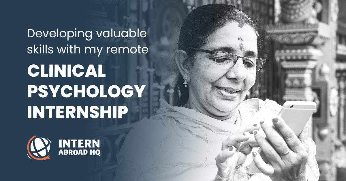 Developing valuable skills with my remote Clinical Psychology